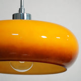 Bauhaus Kieran Glass Pendant Light Iron 1-Light
