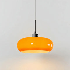 Bauhaus Kieran Glass Pendant Light Iron 1-Light