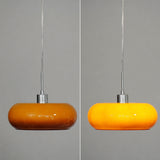Bauhaus Kieran Glass Pendant Light Iron 1-Light