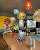 Modern Minimalist Lava Pendant Light PVC Metal