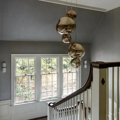 Modern Minimalist Lava Pendant Light PVC Metal