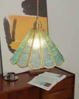 Modern Minimalist Leslie Pendant Light Glass Metal 1-Light