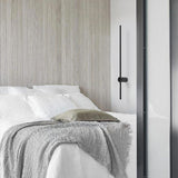 Modern Minimalist Linear LED Wall Light Aluminum 360-Degree Rotating Sconce