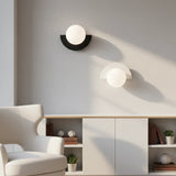 Linus Minimalist Colorful Glass Globe Wall Light Modern Sconce