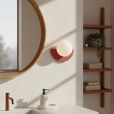 Linus Minimalist Colorful Glass Globe Wall Light Modern Sconce
