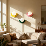 Linus Minimalist Colorful Glass Globe Wall Light Modern Sconce
