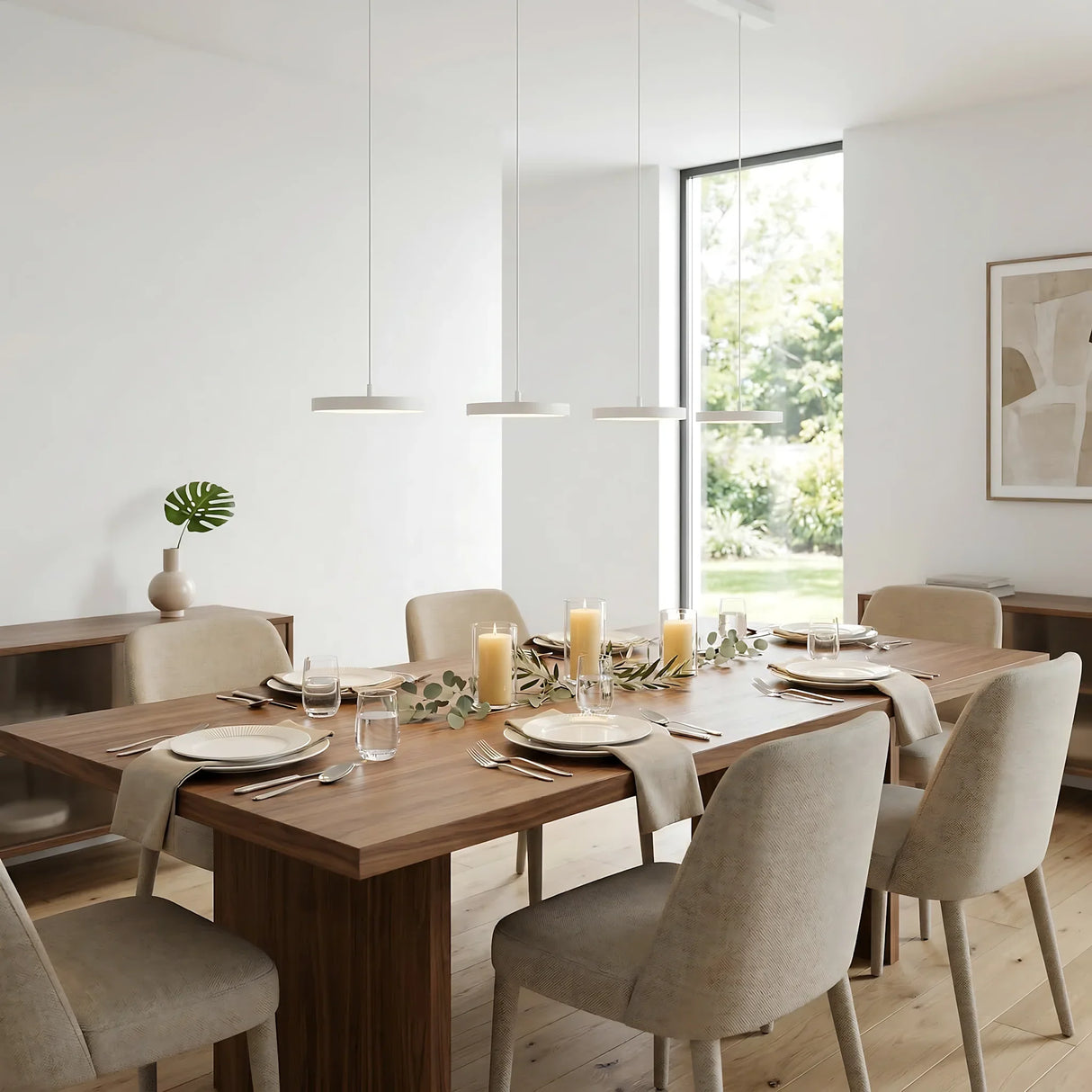 Evanos Minimal Line Pendant Light Modern Fixture