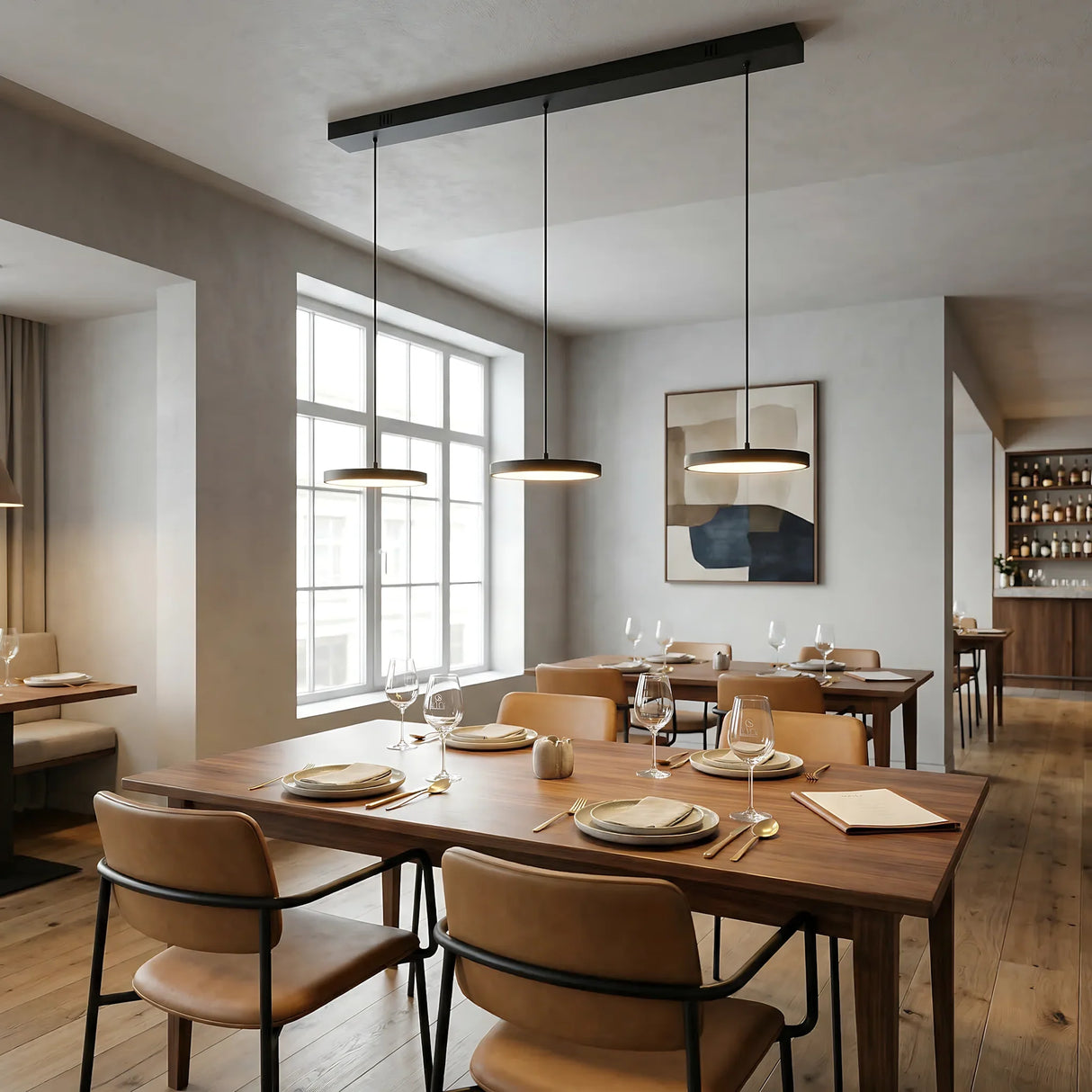 Evanos Minimal Line Pendant Light Modern Fixture