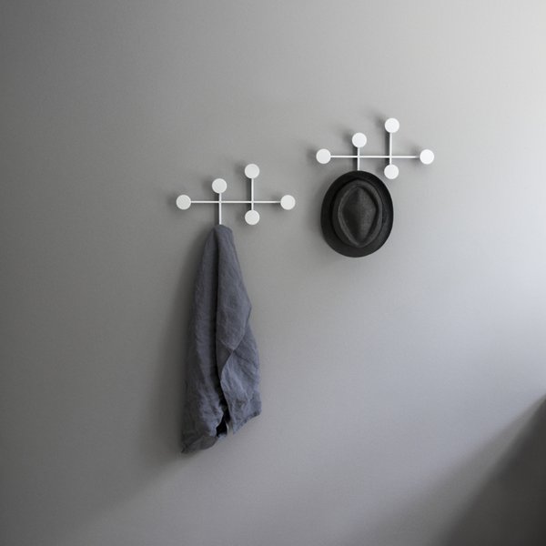 Afteroom Wall Coat Hanger – 6-Arm Powder-Coated Brass Steel Rack