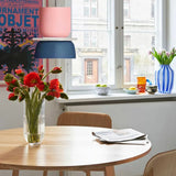Nordic Pendant Light Acrylic Aluminum Colorful Bowl Shade E27
