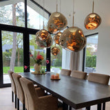 Modern Minimalist Lava Pendant Light PVC Metal