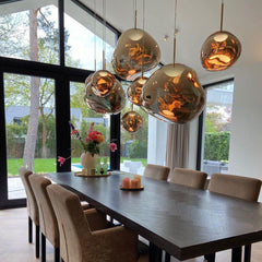 Modern Minimalist Lava Pendant Light PVC Metal