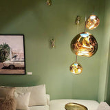 Modern Minimalist Lava Pendant Light PVC Metal