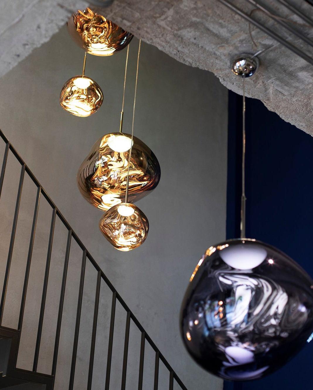 Modern Minimalist Lava Pendant Light PVC Metal