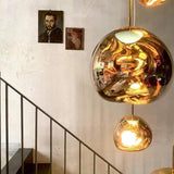 Modern Minimalist Lava Pendant Light PVC Metal