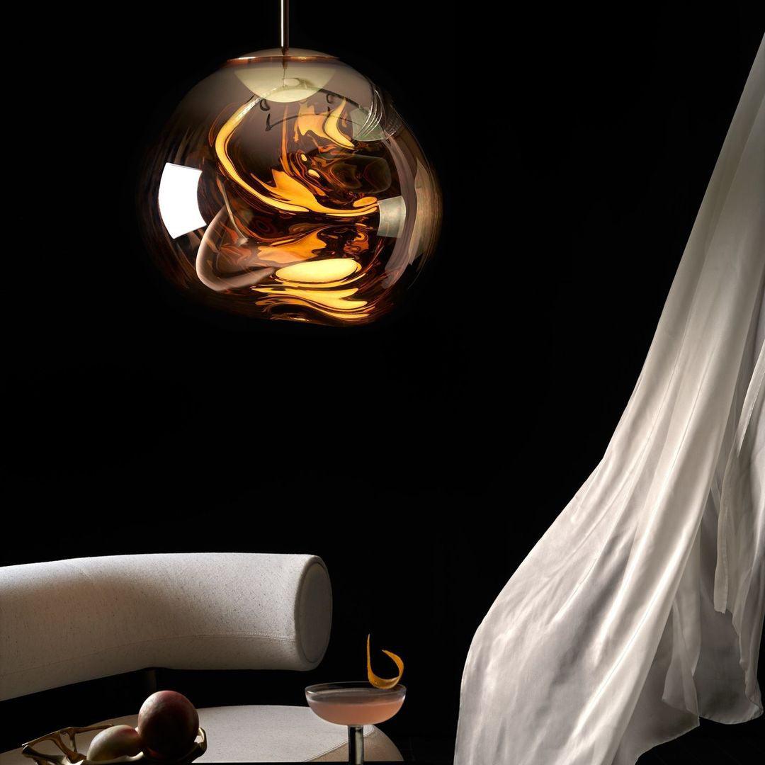 Modern Minimalist Lava Pendant Light PVC Metal