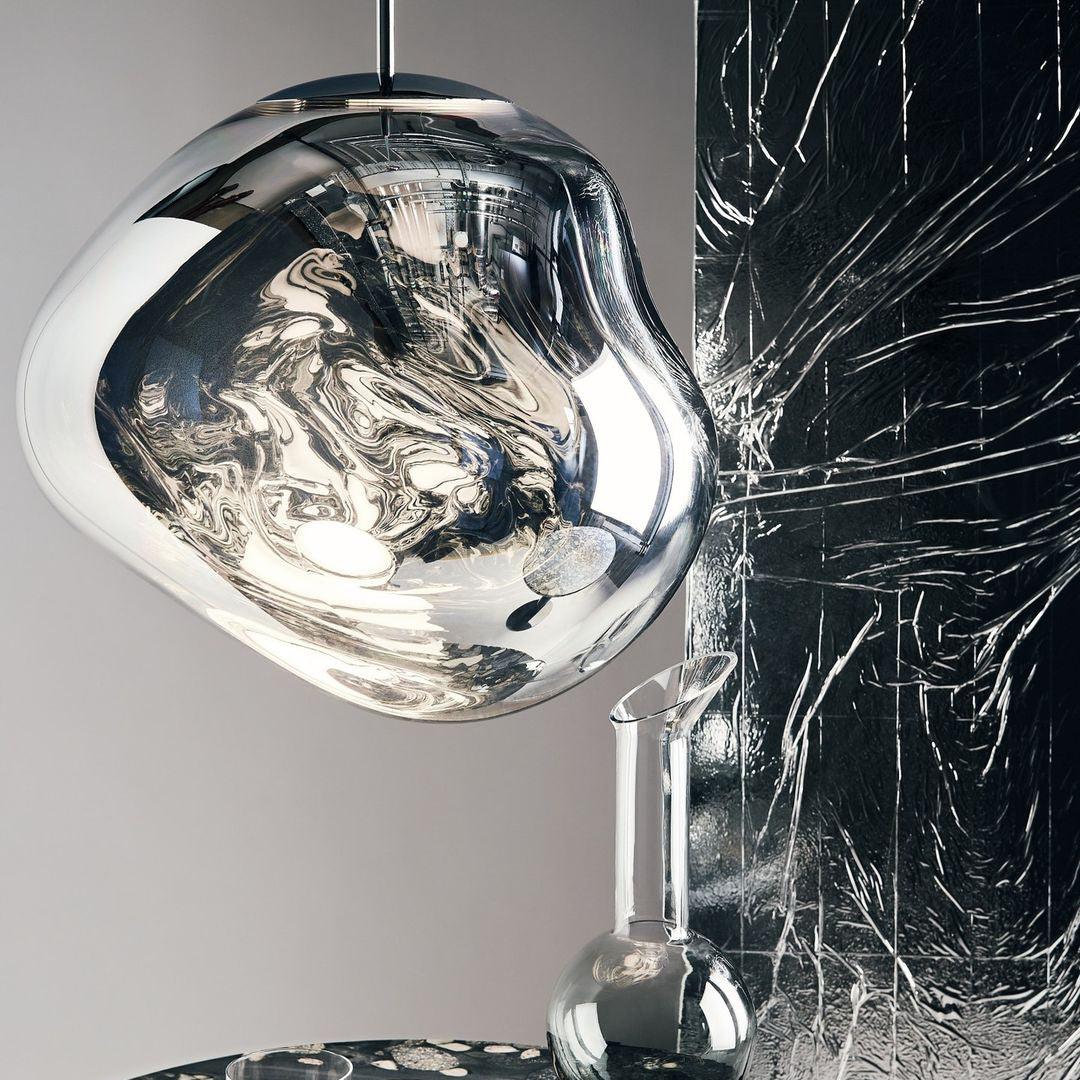 Modern Minimalist Lava Pendant Light PVC Metal