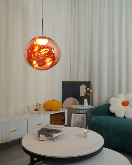 Modern Minimalist Lava Pendant Light PVC Metal