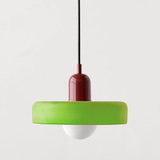 Lampsmodern-UK Bauhaus Glass LED Pendant Light Adjustable Cord 9.8in×7.1in