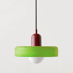 Lampsmodern-UK Bauhaus Glass LED Pendant Light Adjustable Cord 9.8in×7.1in