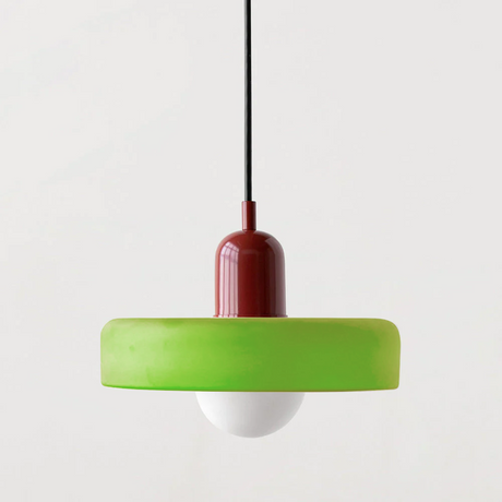 Lampsmodern-UK Bauhaus Glass LED Pendant Light Adjustable Cord 9.8in×7.1in