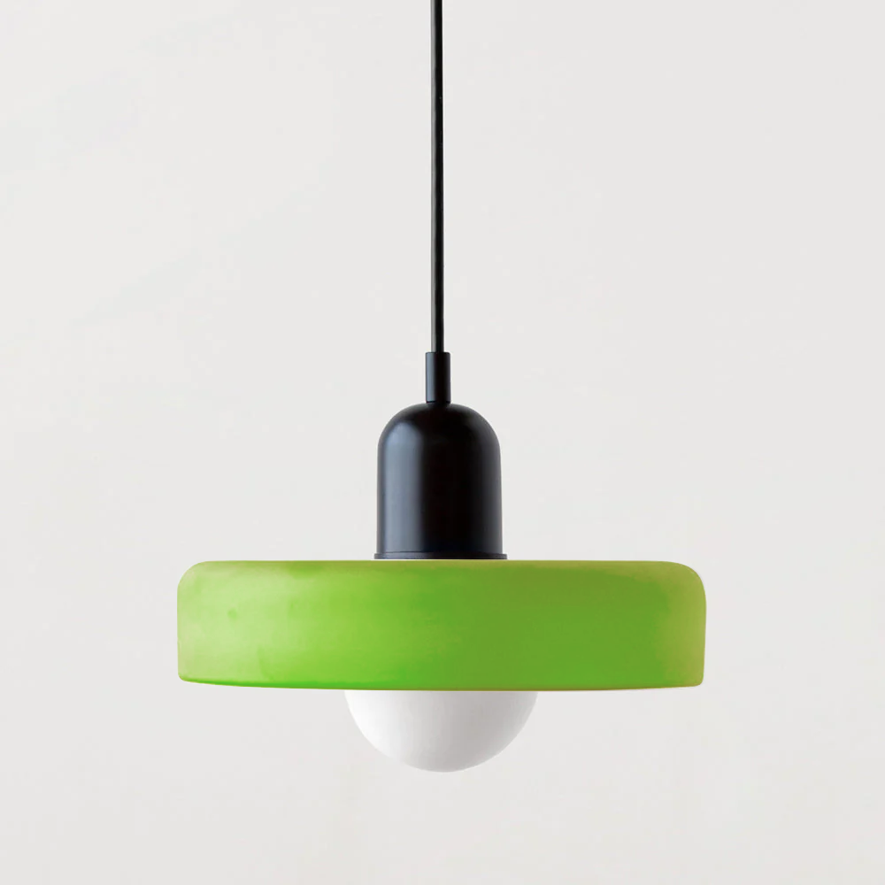 Lampsmodern-UK Bauhaus Glass LED Pendant Light Adjustable Cord 9.8in×7.1in