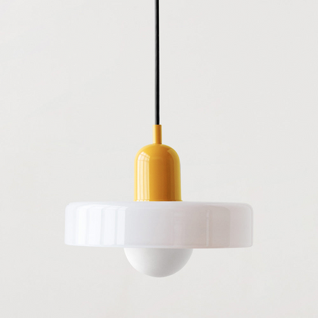 Lampsmodern-UK Bauhaus Glass LED Pendant Light Adjustable Cord 9.8in×7.1in