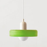 Lampsmodern-UK Bauhaus Glass LED Pendant Light Adjustable Cord 9.8in×7.1in