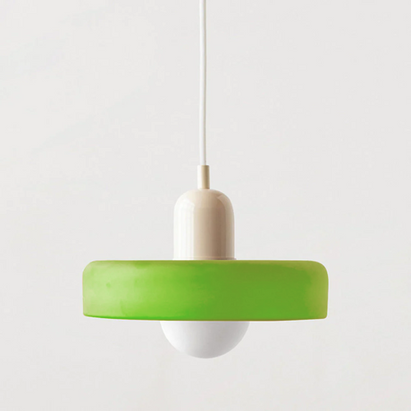 Lampsmodern-UK Bauhaus Glass LED Pendant Light Adjustable Cord 9.8in×7.1in