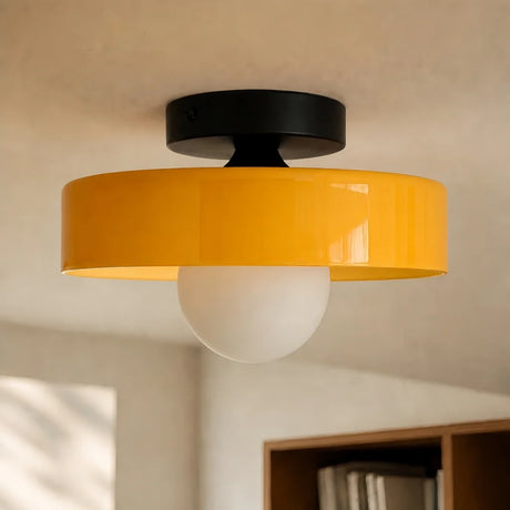 Morrow Disc Ceiling Light Wall Lamp Glass Iron Shade G9