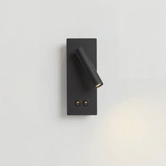 LED bedside reading wall light with slim rotating spotlight head