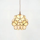Mylene Flower Petal Glass Pendant Light Modern Fixture