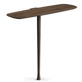 Nomon Unica Consola Wall-Mounted Mid-Century Walnut Console Table