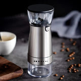 Portable USB-C Electric Coffee Grinder: Ceramic Burr, Adjustable Grind for Fresh Beans