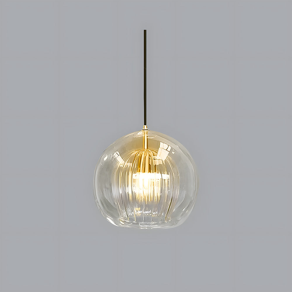 Lampsmodern-UK Nordic Modern Spherical Glass Pendant Light 1-Light