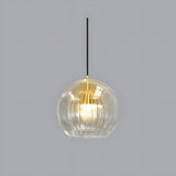 Lampsmodern-UK Nordic Modern Spherical Glass Pendant Light 1-Light
