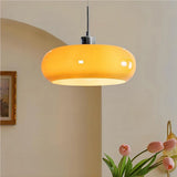 Bauhaus Kieran Glass Pendant Light Iron 1-Light