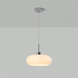 Bauhaus Kieran Glass Pendant Light Iron 1-Light