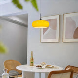 Bauhaus Kieran Glass Pendant Light Iron 1-Light