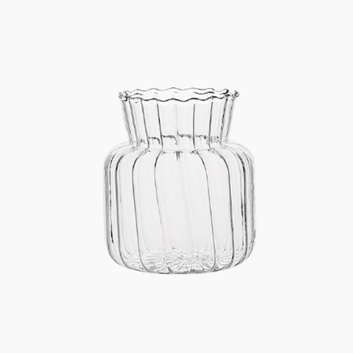 Nordic Transparent Glass Bud Vase Hydroponic Plant Bottle Table Decor