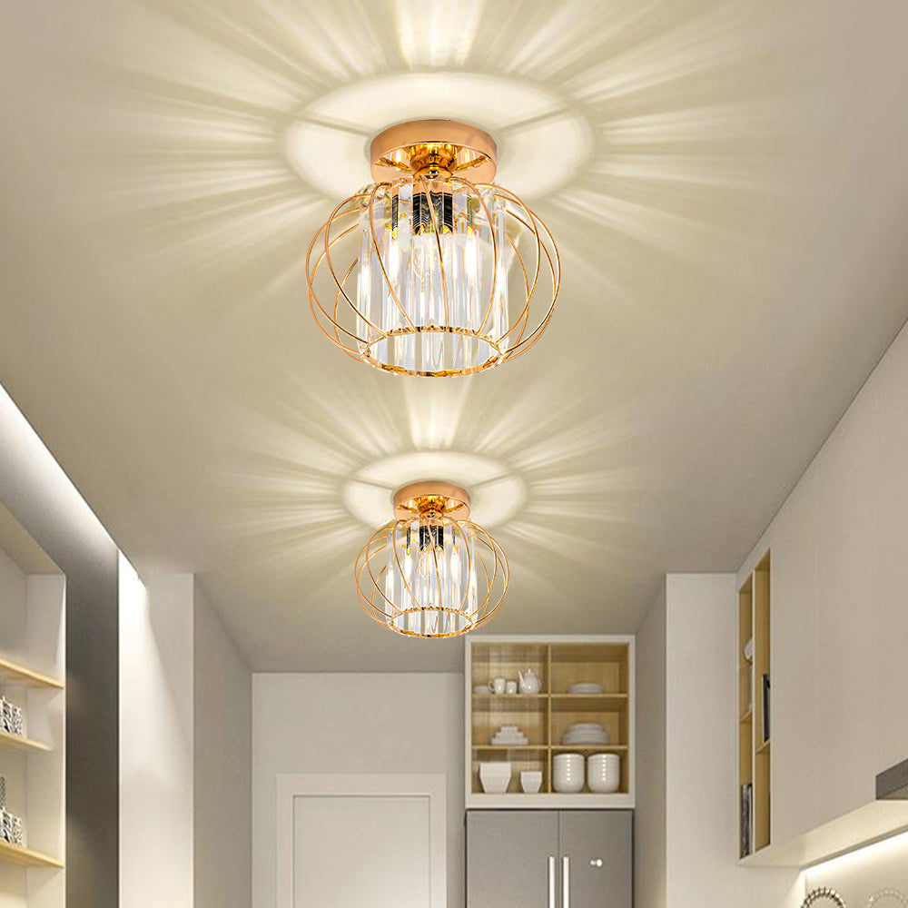 Lampsmodern-UK Nordic Luxury Glass Ceiling Light Flush Mount