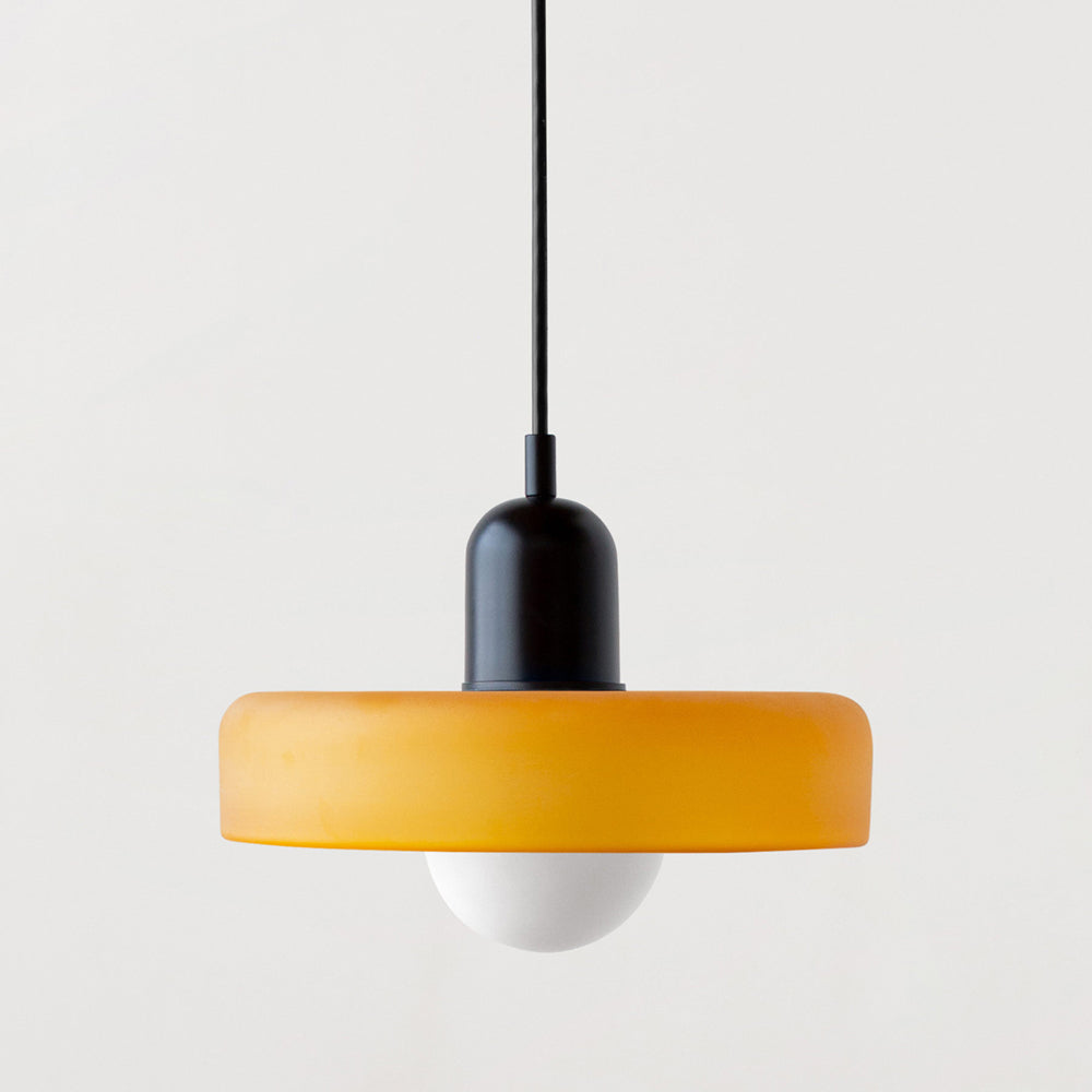 Lampsmodern-UK Bauhaus Glass LED Pendant Light Adjustable Cord 9.8in×7.1in