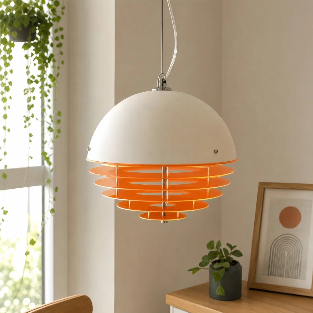 Odin Bauhaus Sunset Glass Pendant Light Modern Fixture