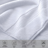 Organic Cotton Bath Towel Set, 550 GSM - Bath Towels - Hurbane Home