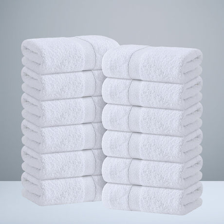 Organic Cotton Bath Towel Set 12 Pcs