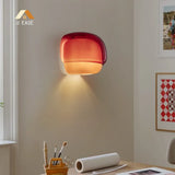 Orvenis Macaron Glass Wall Light Modern Dual-Colored Sconce