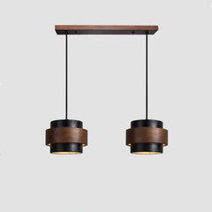 Orvina Travertine Cylinder Pendant Light Modern Japandi Minimalist