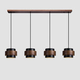 Orvina Travertine Cylinder Pendant Light Modern Japandi Minimalist