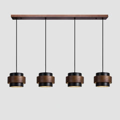 Orvina Travertine Cylinder Pendant Light Modern Japandi Minimalist