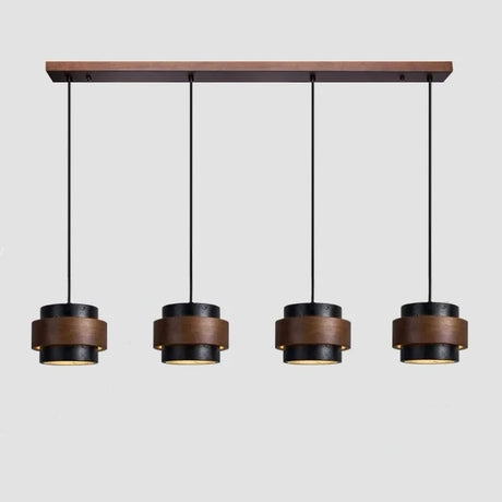 Orvina Travertine Cylinder Pendant Light Modern Japandi Minimalist